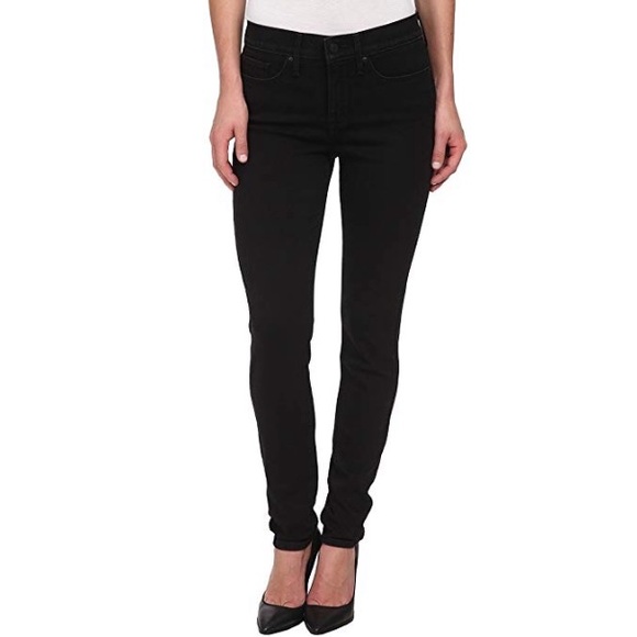 levi's mid rise skinny black